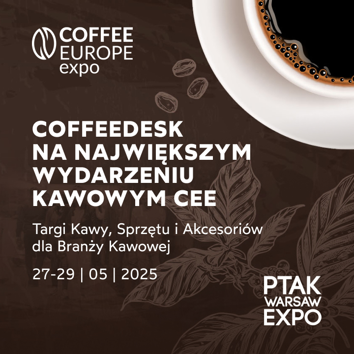 Coffee Europe Expo, Coffeedesk na największym wydarzeniu kawowym Europy środkowo-wschodniej