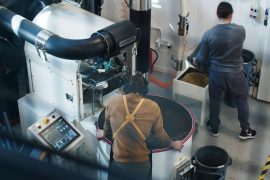 hard beans coffee roasting